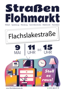 Flohmarktflyer Flachslakestraße 2026